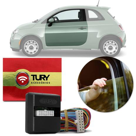 Módulo Vidro Elétrico FIAT 500 2009 a 2017 2 Portas Antiesmagamento Tury Pro 2.5 Menor preço em Módulo Vidro Elétrico FIAT 500 2009 a 2017 2 Portas Antiesmagamento Tury Pro 2.5