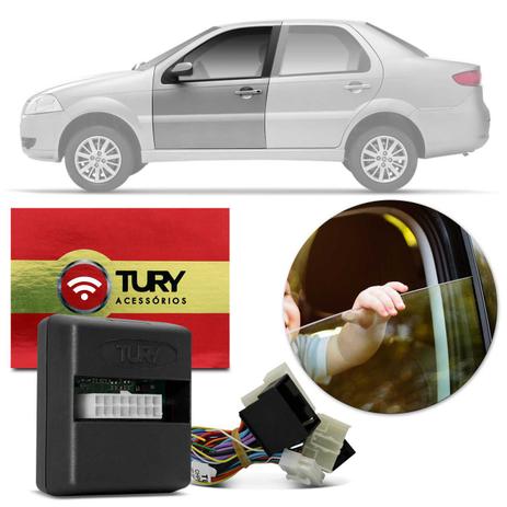 Módulo Vidro Elétrico Fiat Strada Siena Palio 1996 a 2013 2 Portas Antiesmagamento Tury PRO 2.0 AK Menor preço em Módulo Vidro Elétrico Fiat Strada Siena Palio 1996 a 2013 2 Portas Antiesmagamento Tury PRO 2.0 AK