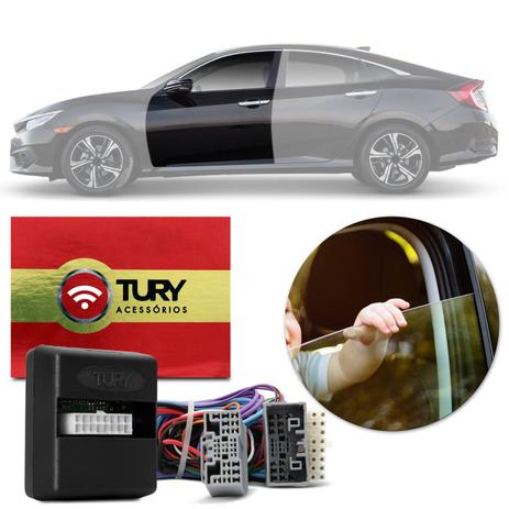 Módulo Vidro Elétrico Honda Civic Si 2015 a 2019 2 Portas Antiesmagamento Tury PRO 2.11 CY Menor preço em Módulo Vidro Elétrico Honda Civic Si 2015 a 2019 2 Portas Antiesmagamento Tury PRO 2.11 CY