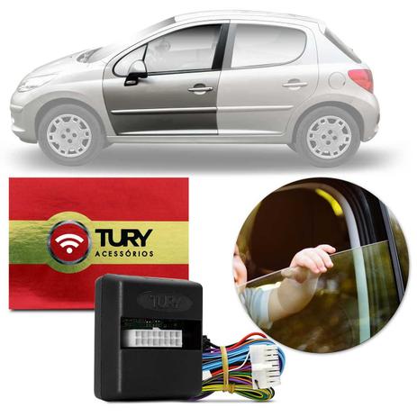 Módulo Vidro Elétrico Peugeot 206 207 Hatch Wagon Hoggar 2 Portas Antiesmagamento Tury PRO 2.3 AZ Menor preço em Módulo Vidro Elétrico Peugeot 206 207 Hatch Wagon Hoggar 2 Portas Antiesmagamento Tury PRO 2.3 AZ