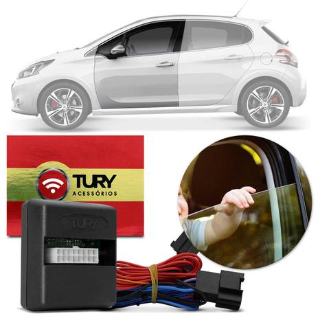 Módulo Vidro Elétrico Peugeot 208 2013 a 2019 2 Portas Antiesmagamento Tury PRO 2.3 BL Menor preço em Módulo Vidro Elétrico Peugeot 208 2013 a 2019 2 Portas Antiesmagamento Tury PRO 2.3 BL