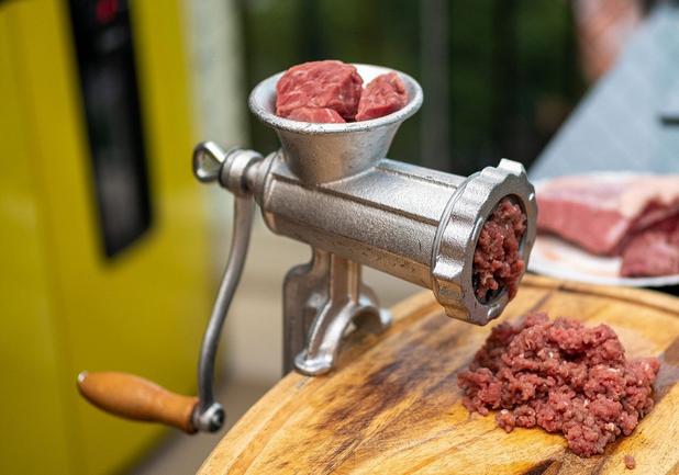 Menor preço em Moedor de Carne Manual N10 Máquina De Moer Carne Fazer Hambúrguer - 123
