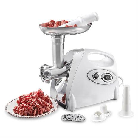 Moedor De Carne Moida Eletrico Aluminio Frango Cozinha Linguica (TV-030) - Ab midia Menor preço em Moedor De Carne Moida Eletrico Aluminio Frango Cozinha Linguica (TV-030) - Ab midia