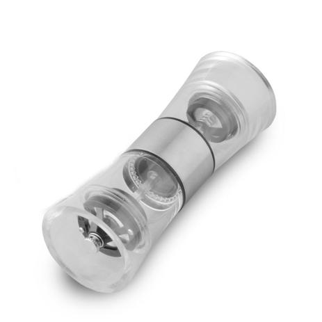 Moedor Duplo De Sal/Pimenta Com Moinho Em Cerâmica 18 Cm - Kehome Menor preço em Moedor Duplo De Sal/Pimenta Com Moinho Em Cerâmica 18 Cm - Kehome