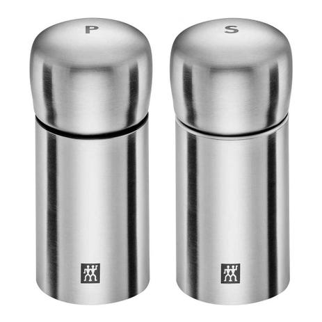 Moedor Sal e Pimenta Mini Zwilling Spices Aço Inox 2 Peças Zwilling J.A. Henckels - Zwilling J A Henckels Menor preço em Moedor Sal e Pimenta Mini Zwilling Spices Aço Inox 2 Peças Zwilling J.A. Henckels - Zwilling J A Henckels