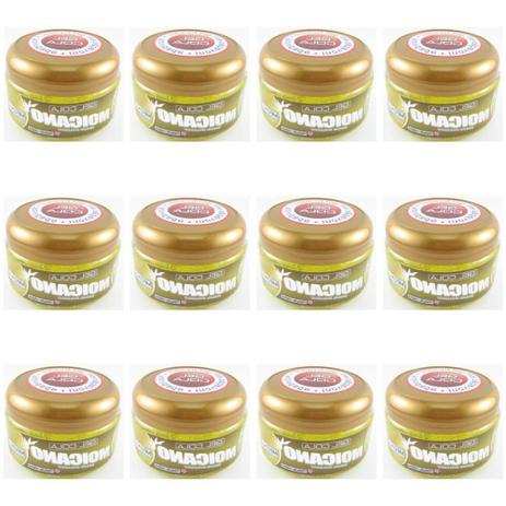 Moicano Gel Cola S/ Álcool Amarelo 250g (Kit C/12) Menor preço em Moicano Gel Cola S/ Álcool Amarelo 250g (Kit C/12)