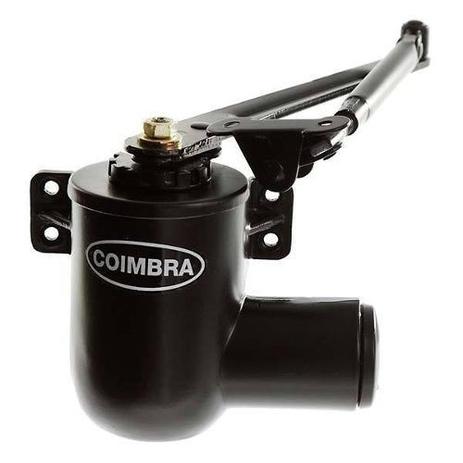 Mola aérea automática Coimbra para porta 180º 80kg preta Menor preço em Mola aérea automática Coimbra para porta 180º 80kg preta