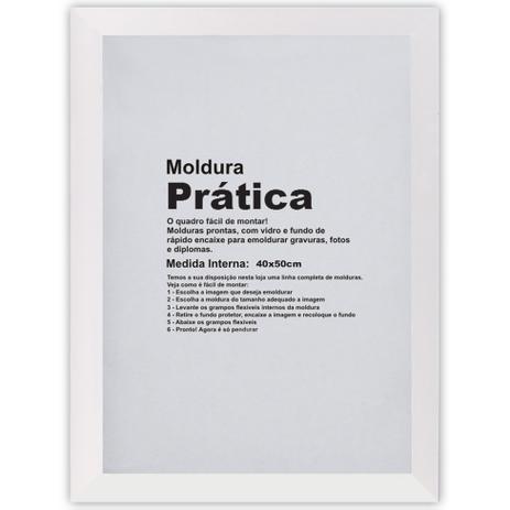 Moldura 40x50cm I Branco Pratika Kapos é ruim? Moldura 40x50cm I Branco Pratika Kapos é boa?