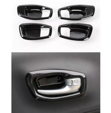 Moldura Aplique Maçaneta Tijela Puxador Preto Jeep Compass Menor preço em Moldura Aplique Maçaneta Tijela Puxador Preto Jeep Compass