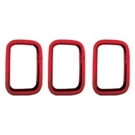 Moldura da grade dianteira uno 10/ vermelha embalagem (3 unidades) - Shekparts Menor preço em Moldura da grade dianteira uno 10/ vermelha embalagem (3 unidades) - Shekparts