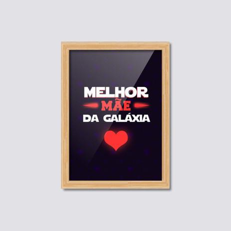 Moldura Decorativa frase Melhor Mãe Da Galáxia - Los Quadros Menor preço em Moldura Decorativa frase Melhor Mãe Da Galáxia - Los Quadros
