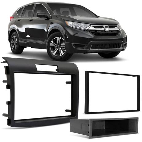 Moldura do Painel 2 Din 1 Din Japonês Chinês Honda CR-V 12 a 18 Grafite para Player DVD Multimídia - Ludovico é ruim? Moldura do Painel 2 Din 1 Din Japonês Chinês Honda CR-V 12 a 18 Grafite para Player DVD Multimídia - Ludovico é boa?