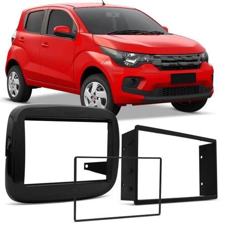 Moldura do Painel 2 Din Japonês Chinês Fiat Mobi 2016 a 2018 Preto Black Piano para DVD Multimídia - Ludovico é boa?