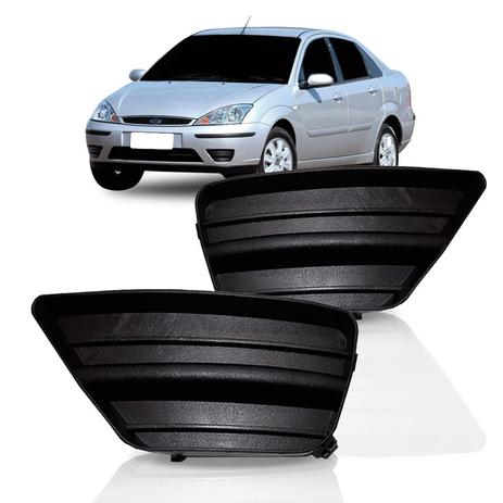 Moldura Farol Milha Ford Focus 2004 A 2007 Fechada - Retov Menor preço em Moldura Farol Milha Ford Focus 2004 A 2007 Fechada - Retov