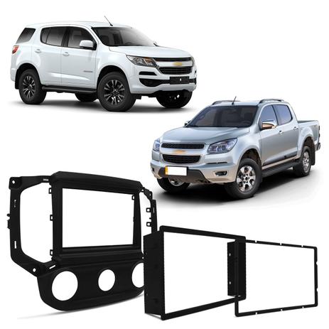 Moldura Painel 2 Din Japonês Chinês S10 TrailBlazer 17 a 19 Preto Fosco Ar Analógico Dvd Multimidia - Ludovico Menor preço em Moldura Painel 2 Din Japonês Chinês S10 TrailBlazer 17 a 19 Preto Fosco Ar Analógico Dvd Multimidia - Ludovico