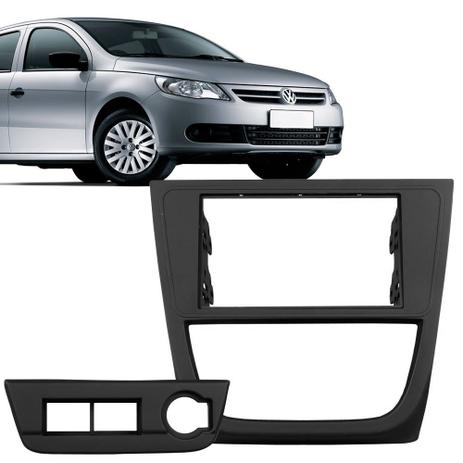 Moldura Painel 2 Din Vw Gol Saveiro Voyage G5 2009 a 2012 com Moldura para Botão Preta - Fiamon Menor preço em Moldura Painel 2 Din Vw Gol Saveiro Voyage G5 2009 a 2012 com Moldura para Botão Preta - Fiamon