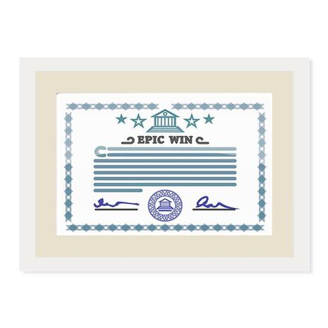 Moldura para Certificado Diploma 20x30cm Quadro Branco e Creme com Vidro - Decore pronto é boa?