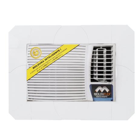 Moldura Regulável Para Ar-Condicionado Branco 5000 até 30000 BTUs Molduflex Menor preço em Moldura Regulável Para Ar-Condicionado Branco 5000 até 30000 BTUs Molduflex