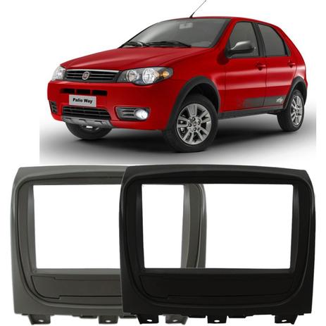 Moldura Som / DVD 2 DIN Palio Way 2014 (Modelo 2015) - Compatível com Aparelhos Padrões Chinês e Japonês - Autoplast Menor preço em Moldura Som / DVD 2 DIN Palio Way 2014 (Modelo 2015) - Compatível com Aparelhos Padrões Chinês e Japonês - Autoplast