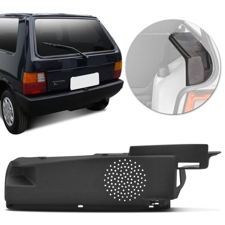 Moldura Suporte Tampão Porta Malas Bagagito Uno Mille 1984 a 2013 2 Portas Preto Original - Auto Quality Menor preço em Moldura Suporte Tampão Porta Malas Bagagito Uno Mille 1984 a 2013 2 Portas Preto Original - Auto Quality