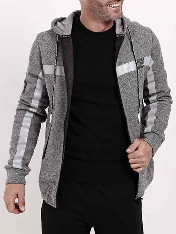 moletom com capuzs that zip all the way up the hood