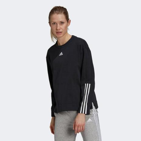 agasalho adidas feminino 3 listras