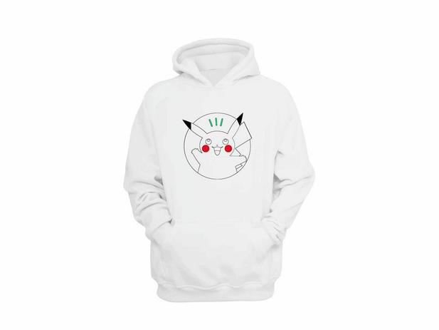 cute white moletom com capuzs