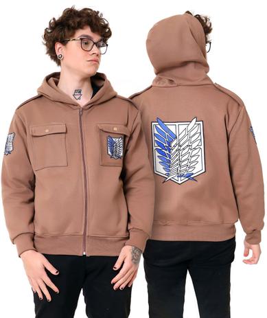 attack on titan scout regiment moletom com capuz