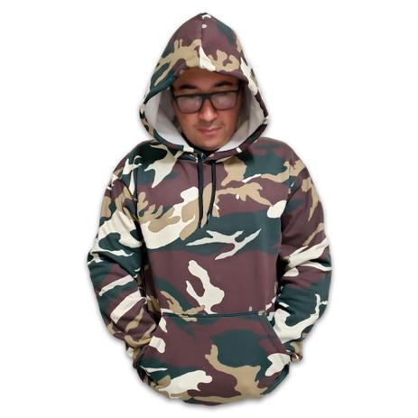 Blusa de frio feminina camuflada Clearance