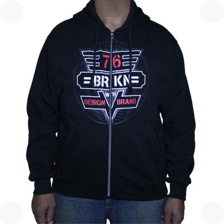 Moletom Blusa De Frio Masculino Plus Size Importado c/ Ziper - Delkor Menor preço em Moletom Blusa De Frio Masculino Plus Size Importado c/ Ziper - Delkor