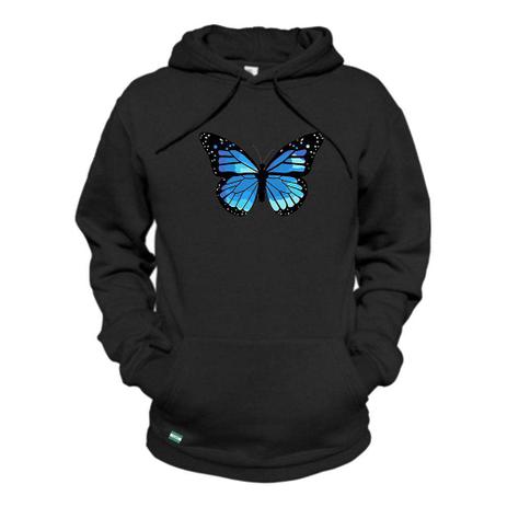 moletom com capuz butterfly
