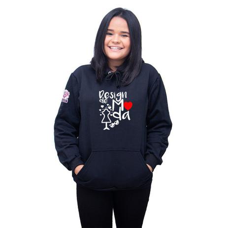 moletom com capuz black design