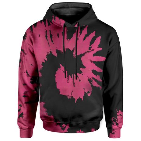 black dye moletom com capuz
