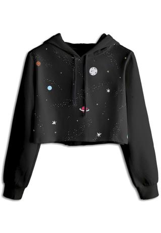 kids cropped moletom com capuzs