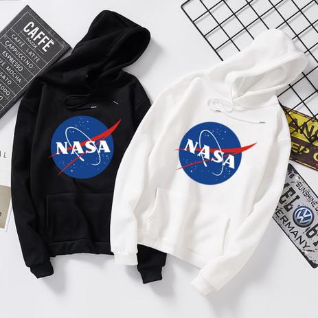jaket moletom com capuz nasa
