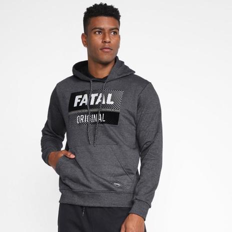 Moletom Fatal Surf Canguru Masculino Menor preço em Moletom Fatal Surf Canguru Masculino