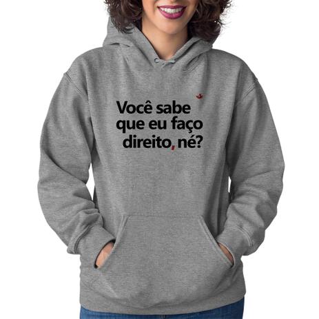 moletom direito feminino