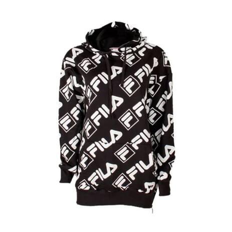 fila black moletom com capuz