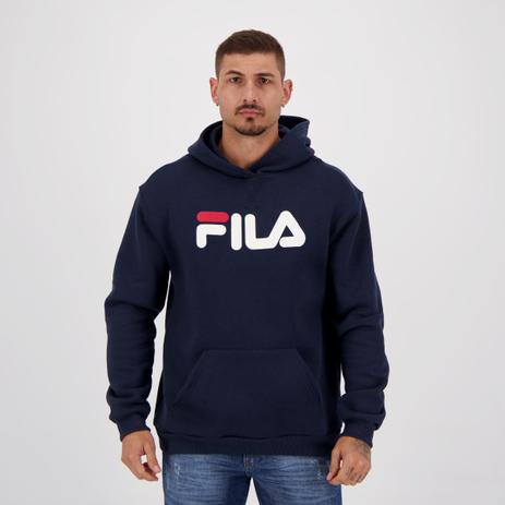 Moletom Fila Letter Winter Marinho Menor preço em Moletom Fila Letter Winter Marinho