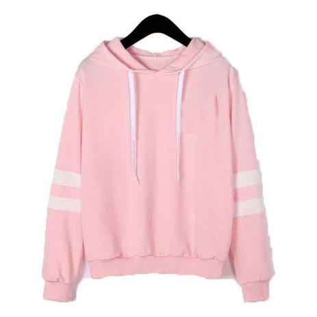 moletom fechado rosa