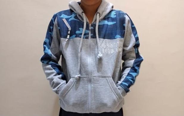 baby blue polo moletom com capuz