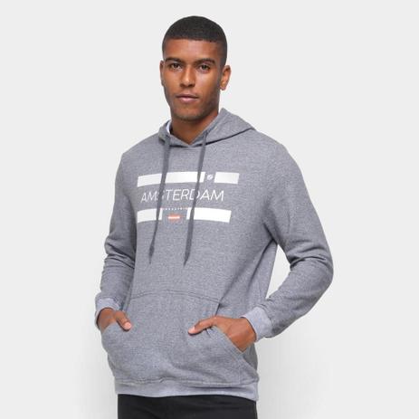 moletom com capuz men grey