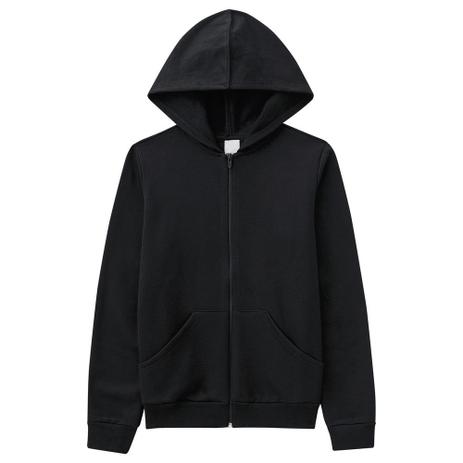 moletom com capuz with zipper on the back