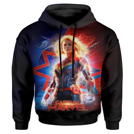 marvel pullover moletom com capuzs
