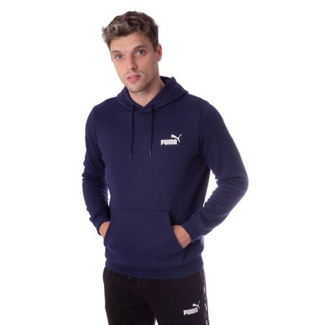 Moletom Masculino Essentials Small Logo Marinho - Puma Menor preço em Moletom Masculino Essentials Small Logo Marinho - Puma
