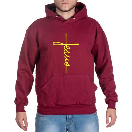 burgundy designer moletom com capuz