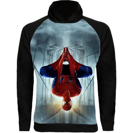 moletom homem aranha masculino