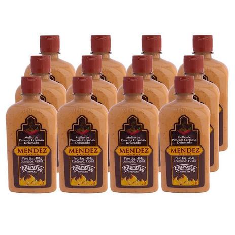 Molho de Pimenta Mendez Defumada Chipotle 450ml 12 unidades Menor preço em Molho de Pimenta Mendez Defumada Chipotle 450ml 12 unidades