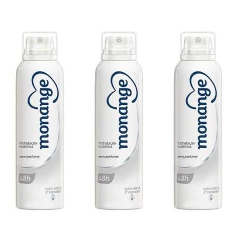 Monange Desodorante Aerosol Sem Perfume 90g (Kit C/03) é boa?