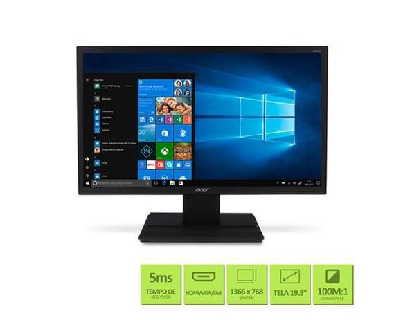 Monitor 19,5” led acer - hdmi - vesa - vga - inclinacao 25 - v206hql é ruim? Monitor 19,5” led acer - hdmi - vesa - vga - inclinacao 25 - v206hql é boa?